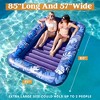 Sloosh 85" x 57" Inflatable Tanning Pool Suntan Lounge Lounger Float for Adults Extra Large Suntan Tub - 2 of 4