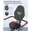 Pooboo Recumbent Exercise Bikes Sit Down Stationary Bicycle Magnetic Resistance Indoor Cycling Bike 380lb - 3 of 4