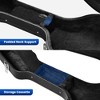 Yescom Electric Guitar Case for Stratocaster Style w/ Folding Guitar Floor Stand Black-PU & Stand - 4 of 4