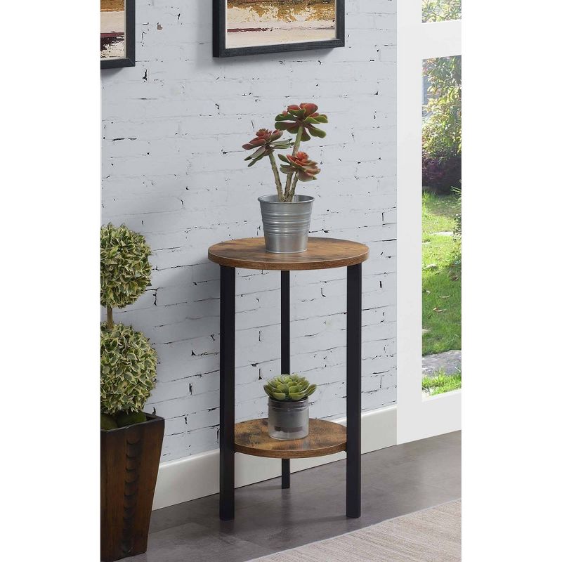  23.75" Graystone 2 Tier Plant Stand - Breighton Home, 2 of 6