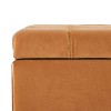 Sapphtopaz Modern Storage Ottoman with Velvet Tufting Upholstered, Rectangle Entryway Bench, Footrest Storage Bench for Living Room, Entryway - 3 of 4
