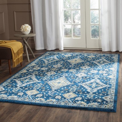 Royal Ivory High Pile Synthetic 4' x 6' Rectangular Rug
