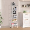 BestMassage 6-Tier Wire Shelf Unit Heavy-Duty Metal Shelving with Stable Base for Organizing Books Toys Clothes Kitchenware - 2 of 4