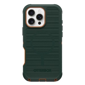 OtterBox Apple iPhone 16 Pro Max Defender Series Pro Case with MagSafe - Green Intrigue - 1 of 4