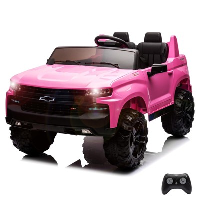 24V 2-Seater Kids Ride On Truck Car, Licensed Chevrolet Kids Toy, Electric Vehicle Car for Toddlers with Parent Remote Control