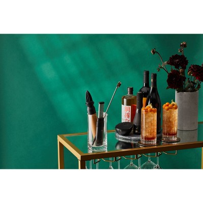 Rabbit Multi-Color 5-Piece Stainless Steel and Wood Bar Tool Set