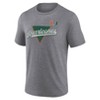 NCAA Miami Hurricanes Men's Gray Triblend T-Shirt - 2 of 3