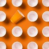 Halloween Disposable Solid Cups - Orange - 18oz/30ct - up&up™ - 2 of 3