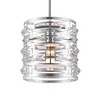 CWI Lighting Petia 1 Light Drum Shade Mini Chandelier With Chrome Finish - 2 of 4