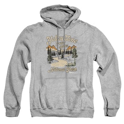 Men's Yellowstone National Park Vintage Pull-Over Hoodie