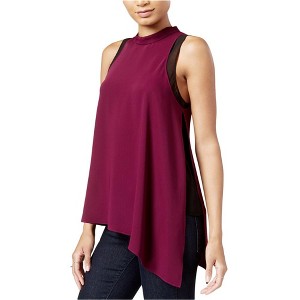 Rachel Roy Womens Asymmetrical Tank Top, Purple, X-Small - 1 of 1
