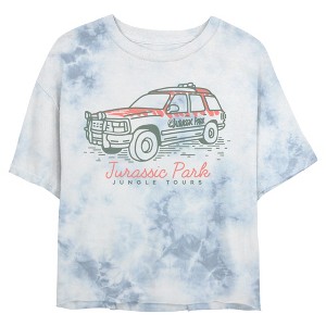 Juniors Jurassic World Sketch Dino Truck T Shirt - 1 of 4
