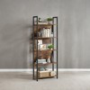 VASAGLE 5-Tier Bookcase, Bookshelf, Book Shelf, with Steel Frame, for Living Room, Home Office, Bedroom, 9.4 x 24.4 x 65 Inches - 2 of 3
