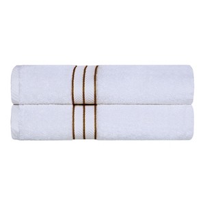 Premium Cotton Solid Plush Heavyweight Hotel Luxury Towel Set by Blue Nile Mills - 1 of 4