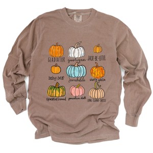 Simply Sage Market Pumpkin Chart Garment Dyed Long Sleeve - 1 of 4