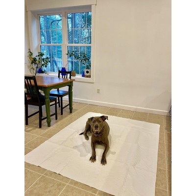 Extra Large White Washable Dog Pee Pads Pack of 3