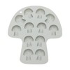Unique Bargains Chocolate Mould 12-Cavity Mushroom Candy Mould Hand Wash 7.05"x6.38"x0.63" 1 Pc - 3 of 4