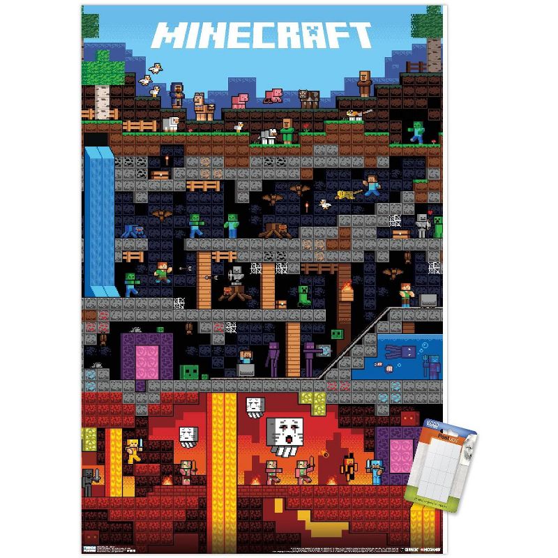 Trends International Minecraft - Worldly Unframed Wall Poster Prints, 1 of 7