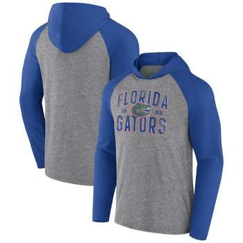 NCAA Florida Gators Men's Gray Lightweight Hooded Sweatshirt