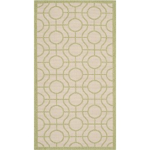 Courtyard CY6115 UV & Stain Resistant Non-Shedding Power Loomed Indoor/Outdoor Rugs - Safavieh - 1 of 3