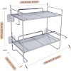 2-Tier Over The Toilet Storage Shelf, Bathroom Organizer Rack & Toilet Tank Cabinet- Space-Saving Furniture for Small Bathrooms - 3 of 3