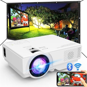ELEPHAS Projector with WiFi and Bluetooth, Mini Movie Projector Supports 1080P Synchronize Smartphone Screen by WiFi/USB Cable for Home Entertainment - 1 of 4