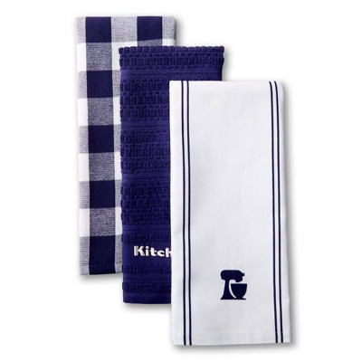 navy kitchen towels