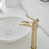 BWE Waterfall Single Hole Single Handle Bathroom Vessel Sink Faucet With Drain Assembly - 4 of 4