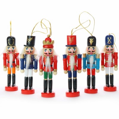 Ornativity Nutcrackers Hanging Ornament Figures - 6 Pack : Target