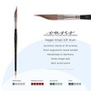 New York Central Oasis Synthetic Brush - Dagger Striper - Handmade in Germany, Professional Watercolor Brushes with Ergonomic Handle, Soft, Absorbent - 2 of 4