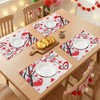 REGALWOVEN Red Pink Love Hearts Placemats Set of 6, Happy Valentine's Day Dining Table Place Mats Home Kitchen Decor - 3 of 4