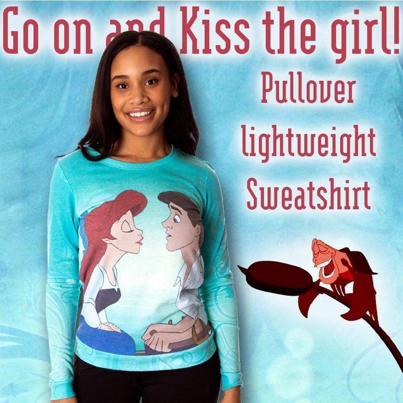 Disney junior's The Little Mermaid Kiss The Girl Pullover Top, 4 of 7
