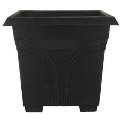 Medallion Black 36" Resin Hanging Windowsill Garden Box Planter - Set of 3