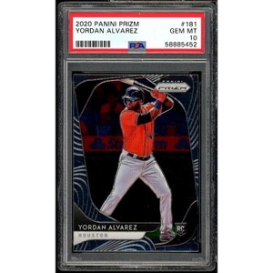 Yordan Alvarez Rookie Card 2020 Panini Prizm #181 PSA 10 - 1 of 2