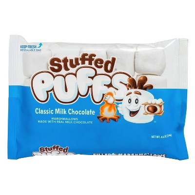 Stuffed Puffs Classic Milk Chocolate Filled Marshmallows - 8.6oz
