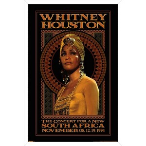 Trends International Whitney Houston - South Africa Framed Wall Poster Prints - 1 of 4