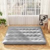 Costway Twin/Full/Queen/King Futon Mattress Japanese Floor Pad Washable Cover Carry Bag Grey - 2 of 4