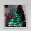 Northlight LED Lighted Christmas Tree Window Silhouette Decoration - 12.5" - Green Lights - 3 of 4