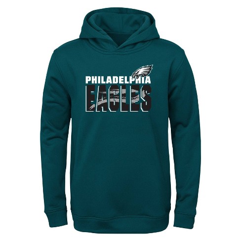 Toddler Green Philadelphia Eagles Team Logo Pullover Hoodie