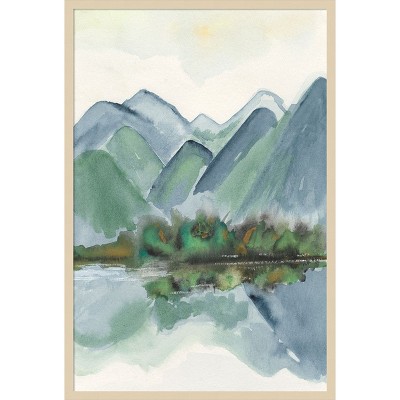 Amanti Art Be Clear to Reflect I by Lila Bramma Wood Framed Wall Art Print