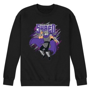 Men's - Teenage Mutant Ninja Turtles - Live And Let Shred Graphic Fleece Sweatshirt - 1 of 4
