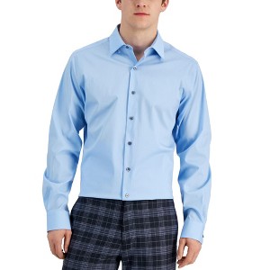 Alfani Mens Slim Fit Stain Resistant Button Down Dress Shirt - 1 of 1