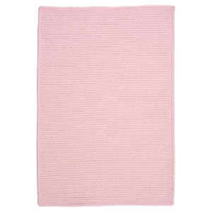 Westminster Wool Blend Braided Area Rug - Blush Pink - (5