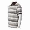 Gioberti Men's Club Stripe Polo Shirt - Short Sleeve, Regular Fit, Yarn Dye - 3 of 4