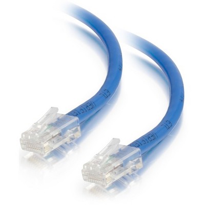 C2G 3ft Cat5e Non-Booted Unshielded Network Patch Ethernet Cable - Blue - Category 5e for Network Device - RJ-45 Male - RJ-45 Male - 3ft - Blue