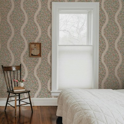 Cosy Posy Floral Peel and Stick Wallpaper in Neutral Colors