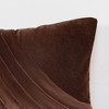 Chuks Collins x Lush Decor Shitake Decorative Pillow Cover 12x22 - Brown - 4 of 4