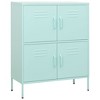 vidaXL Storage Cabinet Mint 31.5"x13.8"x40" Steel - 2 of 4