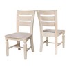 International Concepts Vista Ladderback Chairs, Set of 2 - 3 of 4