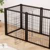 DSVIMOY 47.2" Dog Crate, Dog Kennel for Small Medium Dogs, Puppy Dog Playpen with Top, Pet Cage, Indoor, Black, 47.2"*22"*24" - 4 of 4